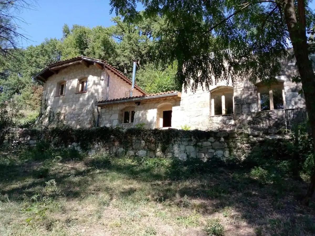 Gite Les Cabanes De Fallot Pour 15 Personnes - Piscine Naturelle L'isle-Bouzon Esterno foto